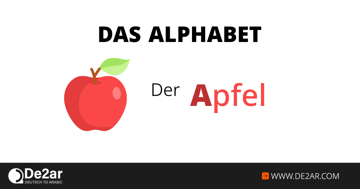 das alphabet تعلم الحروف الألمانية ونطقها مع كلمات لكل حرف a1